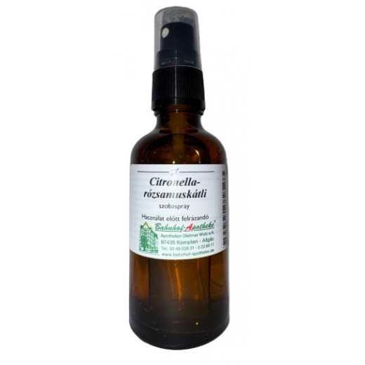 Stadelmann Citronella-rózsamuskátli szobaillatosító-spray (rovarűző olaj), 50 ml
