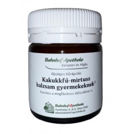 Stadelmann kakukkfű-mirtusz balzsam gyerekeknek és csecsemőknek (köhögésbalzsam), 30 ml